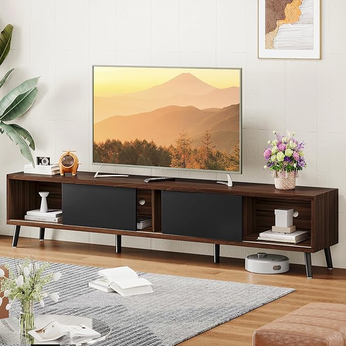 Clikuutory Mid Century Modern 70 Inch TV Stand - Image 2