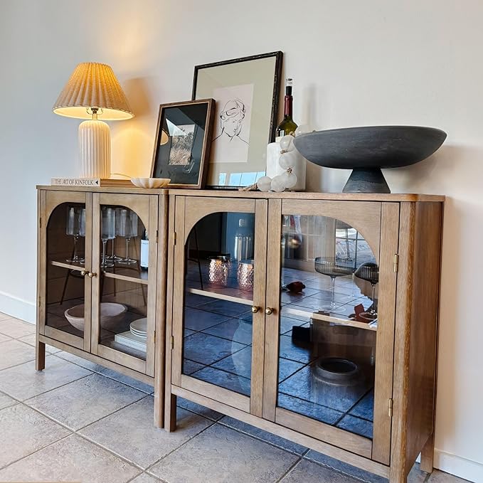 Nathan James Mason TV Stand, Free Standing Accent Sideboard Buffet, Credenza - Image 5