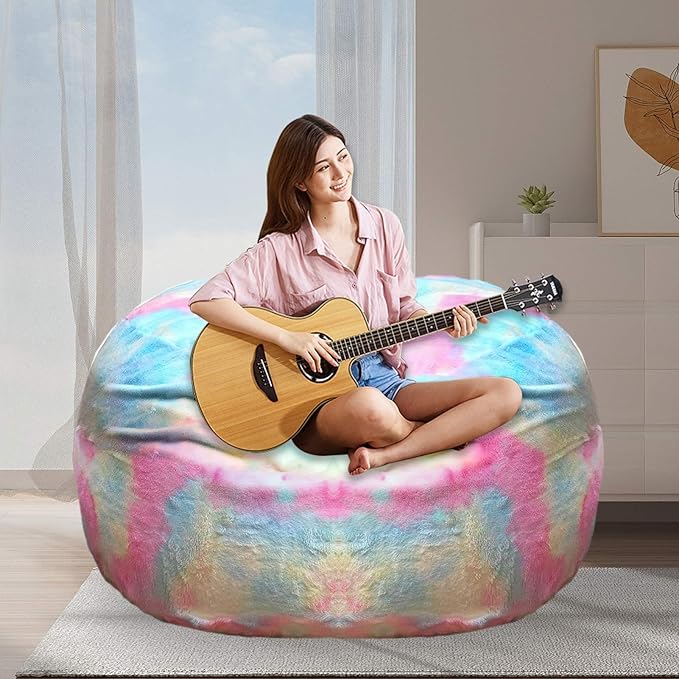 BCU Oversized Bean Bag Cover Comfy Beanbag Chair by BCU