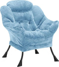 Fabric Lazy Chair for Adults, Oversized Upholstered Sofa Chair, Plush Comfy by Halituny