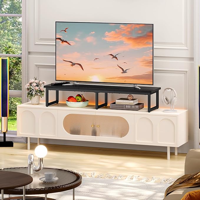Clikuutory 45" Large TV Riser for 32-60 inch TVs, Tabletop Stand - Image 2
