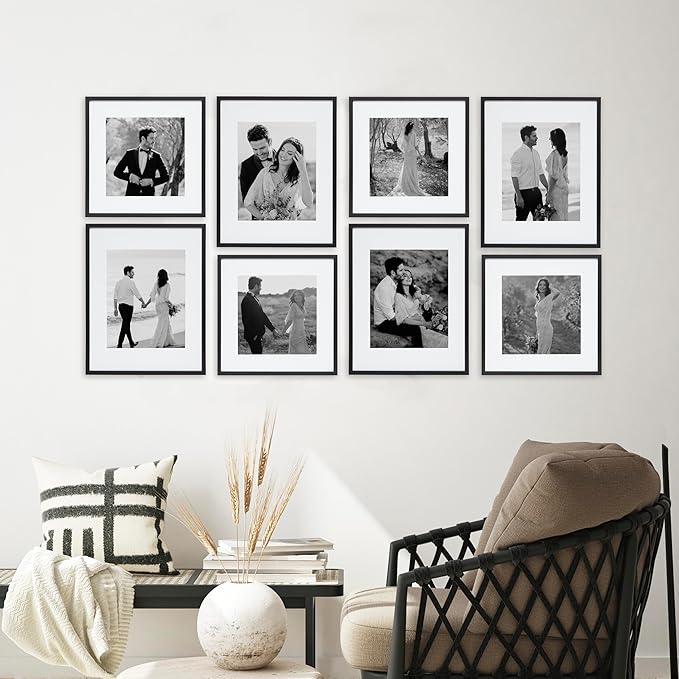 Camden Reed Arcadia 8 Piece Oversized Gallery Wall Frame, 11x14 and 11x11 inch - Image 6