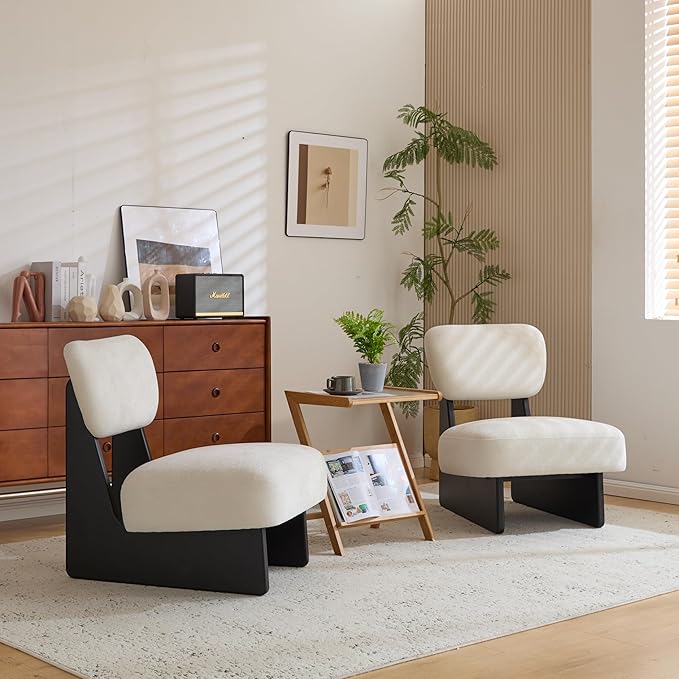 Christopher Knight Home Mores Low Profile Accent Chair Set of 2, Modern Living - Image 5