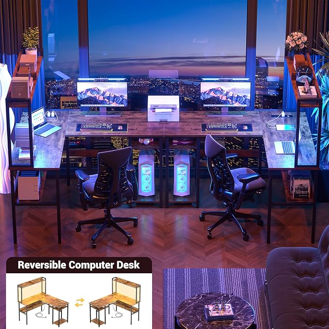 Unikito L Shaped Gaming Desk - Image 7
