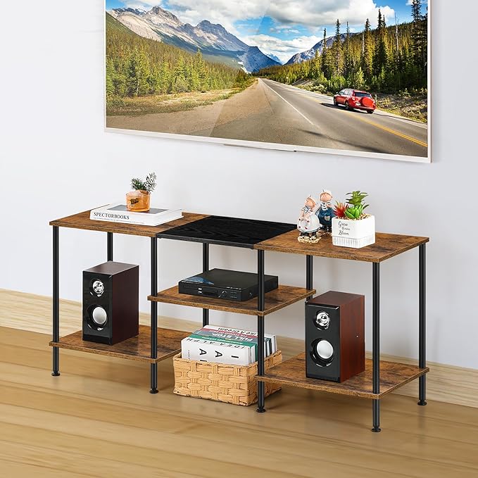 Industrial TV Stand with Storage - Image 7