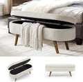 NicBex Ottoman Bench with Storage by NicBex