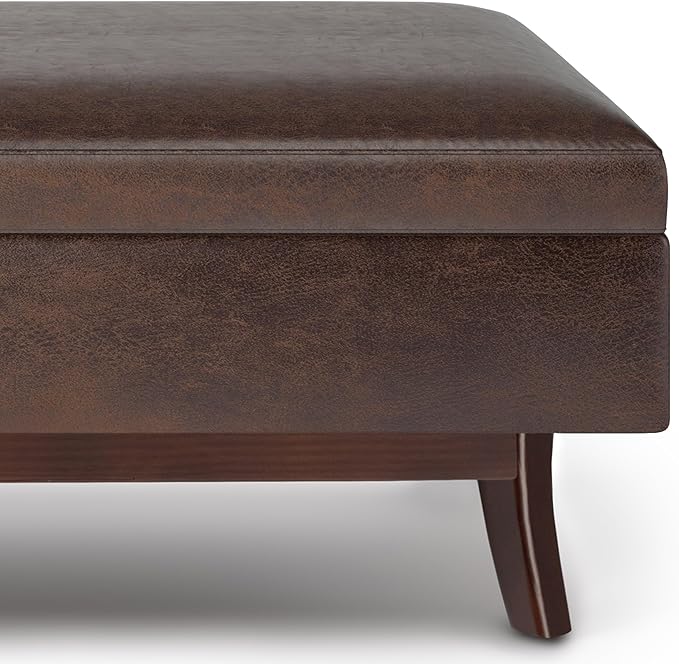SIMPLIHOME Owen 48 inch Wide Mid Century Modern Rectangle Rectangular Storage - Image 6