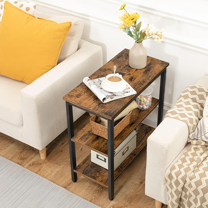 HOOBRO End Table, Simple Rustic Side Table - Image 4