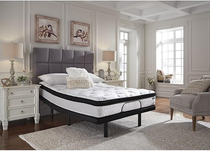 Signature Design by Ashley Queen Size Chime 12 Inch Medium Firm Hybrid Mattress - Image 12