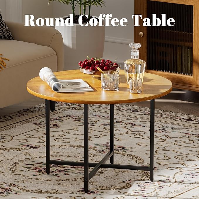 Round Coffee Table, Small Coffee Tables - Image 7