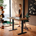 HUANUO 43 x 24 inch Electric Standing Desk Adjustable Height, 4 Memory Height by HUANUO