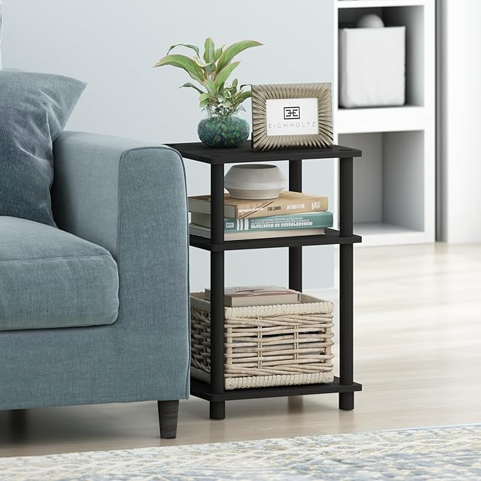 Furinno Just 3-Tier Turn-N-Tube End Table / Side Table / Night Stand / Bedside - Image 4