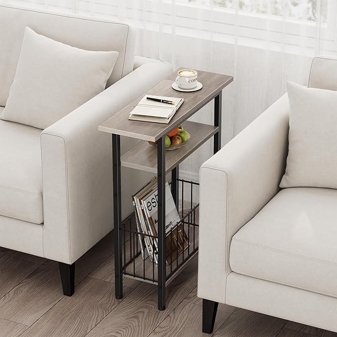 Vagusicc Narrow Side Table, Skinny Side Table - Image 2