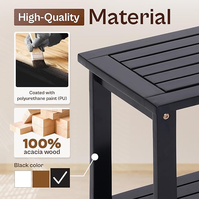 Adirondack Side Table – Weather-Resistant Rectangular End Table - Image 3