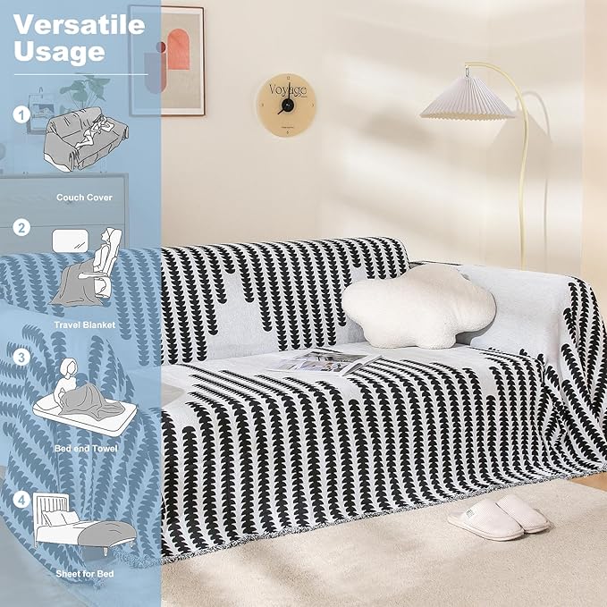 Boho Sofa Cover, Couch Covers for 3 Cushion Couch Sofa Pet Friendly, Sofa Cover - Image 7