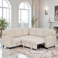Couch, L-Shaped Sleeper Sofa by ChicFurnit
