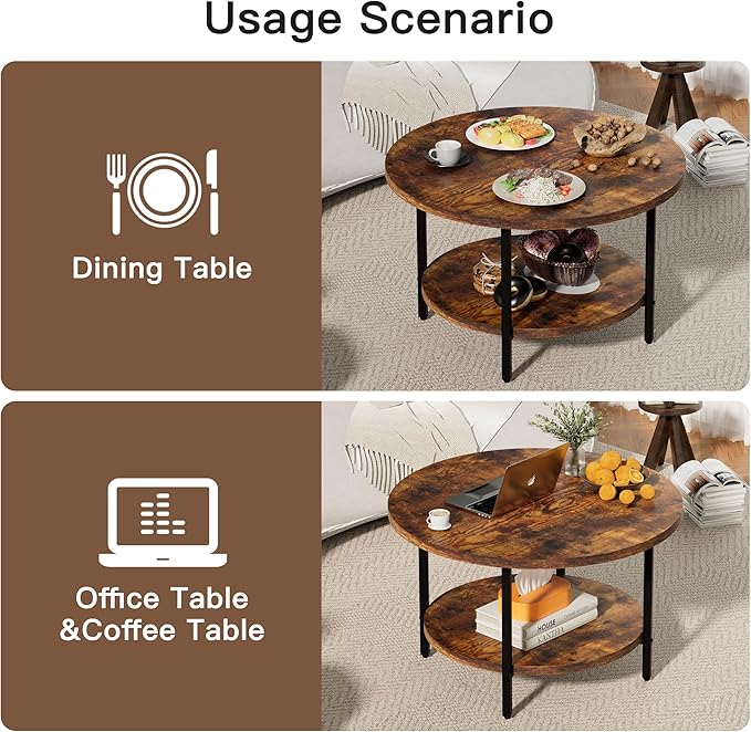 Coffee Table, 2 Tier Coffee Tables - Image 8