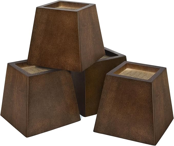 Sopicoz Wooden Furniture Risers Tapered Bed Risers - Image 9