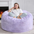 Hobestluk 5ft Bean Bag Chairs for Adults Large Beanbag Chair by YourHomeDeservesMore