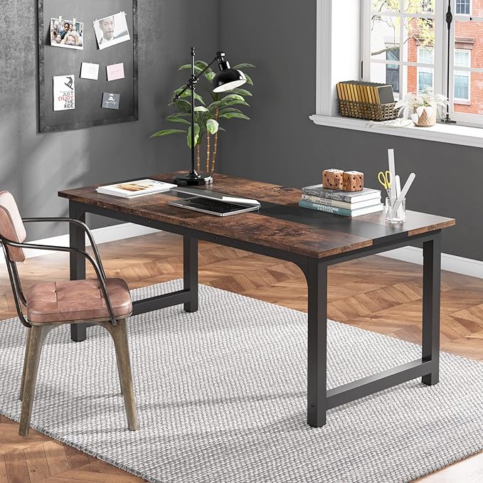 Tribesigns 63” Executive Desk, Large Office Computer Desk - Image 3