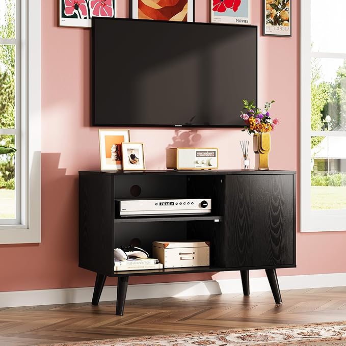 WLIVE TV Stand for 40 Inch TVs, Small Entertainment Center - Image 2
