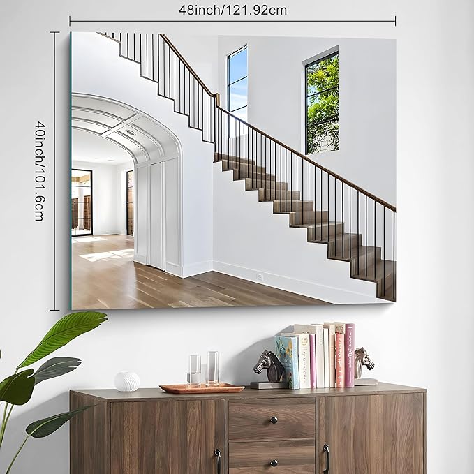 40x48 Inch Frameless Mirror, Frameless Bathroom Mirrors - Image 3