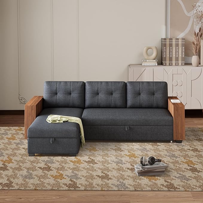 Ball & Cast 84" Sectional Sleeper Sofa - Image 6