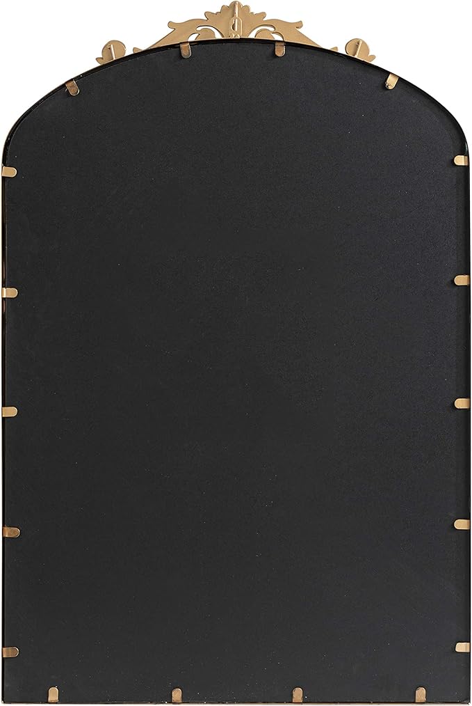 Kate and Laurel Arendahl Traditional Arch Mirror, 24 x 36, Antique Gold - Image 8