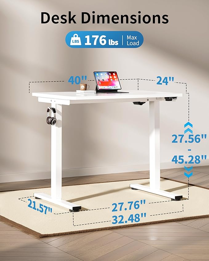 Okin Small Electric Standing Desk - Image 2