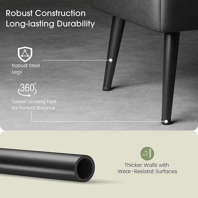 GarveeHome Storage Ottoman Bench, Mid-Century Modern Entryway Bedroom Bench - Image 5