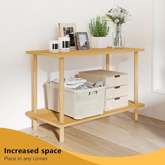 2-Tier End Table, Minimalist Modern - Image 8