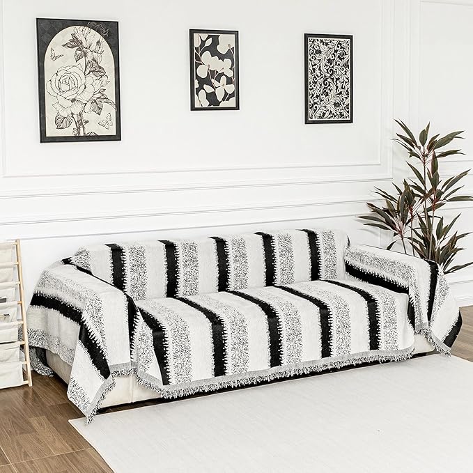 MYSKY HOME Sofa Covers for Sectional Sofa, Couch Cover for Dogs, Throw Couch by MYSKYHOME