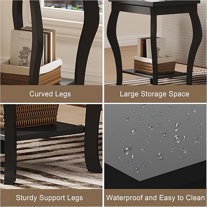 ChooChoo End Tables Living Room, Side Tables Living Room - Image 5