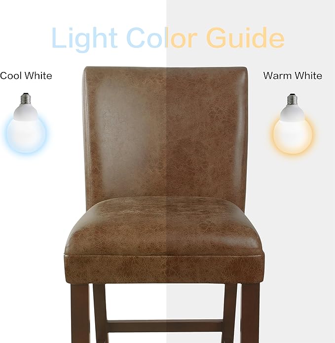 HomePop by Kinfine Fabric Upholstered Parsons Leatherette Counter Height - Image 11