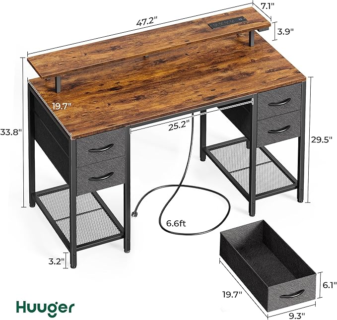 Huuger 47 inch Computer Desk - Image 2