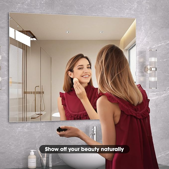 Hasipu 2-Pack 32" x 24" Bathroom Mirror, Mirrors - Image 2