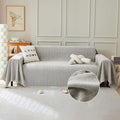 STACYPIK Silver Gray Sofa Cover by STACYPIK