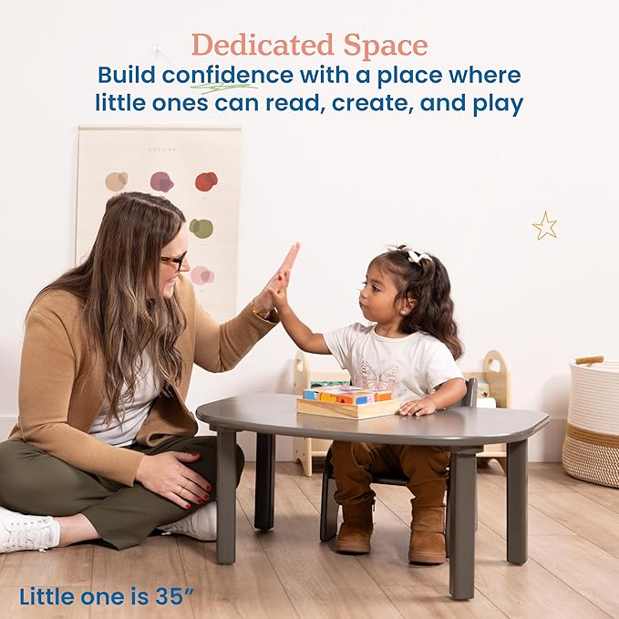 ECR4Kids Little Learner Table and Chair Set, Kids Furniture - Image 3