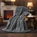 Amélie Home Faux Fur Throw Blanket by Am%C3%A9lieHome