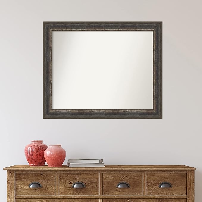 Amanti Art Brown Bathroom Mirror - Image 6