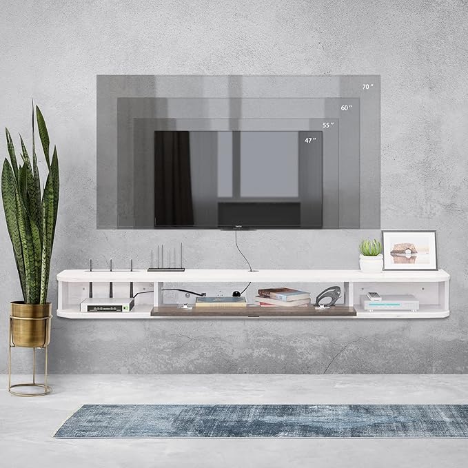 Pmnianhua Modern Floating TV Stand, Living Room - Image 7