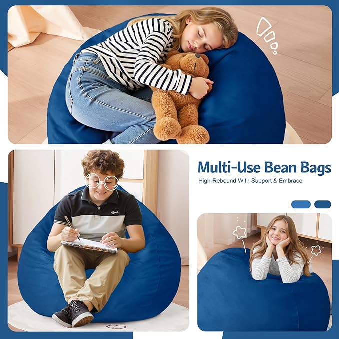 Homguava 2FT Bean Bag Chair: 2' Bean Bags - Image 3