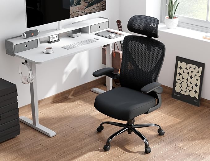 Ergonomic Office Chair-Mesh Computer Desk Chair Comfy, High-Back Gaming Chairs - Image 8