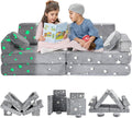 10Pcs Kids Play Couch, Toddler Sofa, Modular Kids Couch by whifee