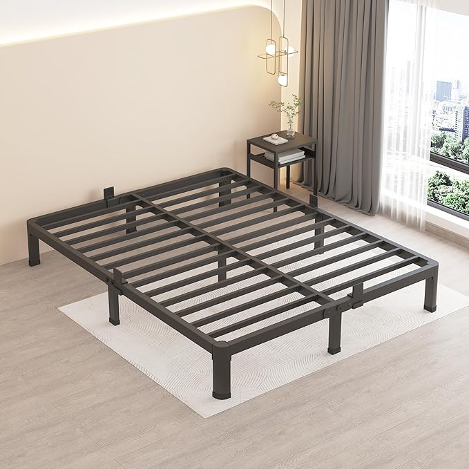 MAF 10 Inch Queen Metal Platform Bed Frame by MAF