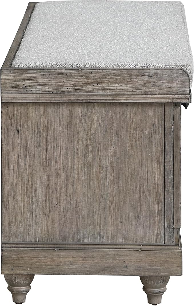 OSP Home Furnishings Dover Coastal Lift-Top Storage Bench - Image 5