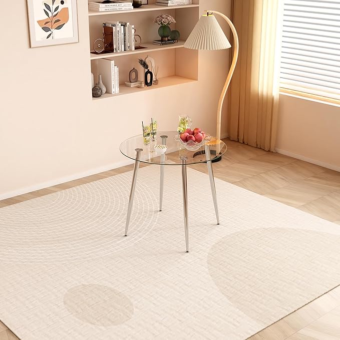 Tempered Glass Dining Table 32 inch Round Kitchen Table - Image 3