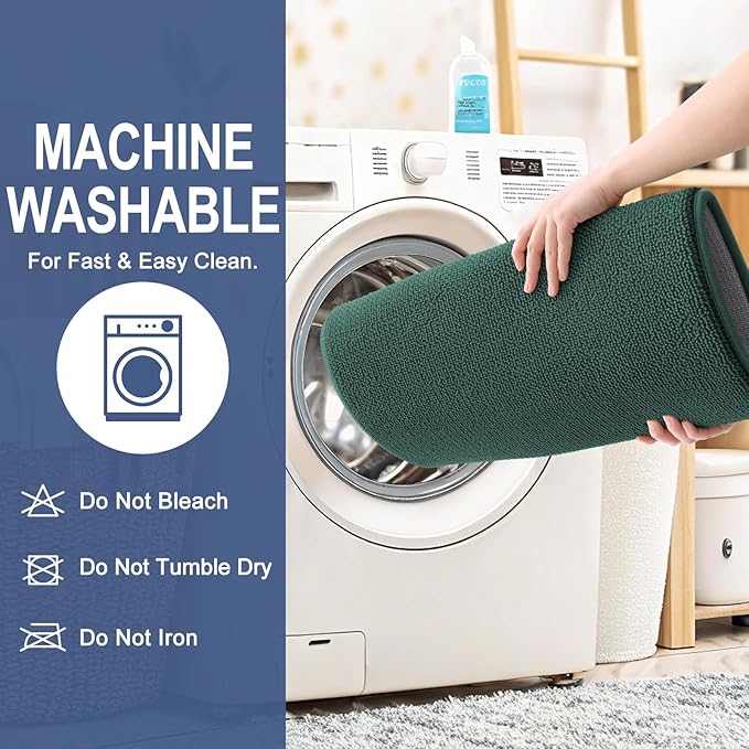 OLANLY Thick Memory Foam Bath Mat Rug 24x16, Extra Soft Absorbent Bathroom Rug - Image 6