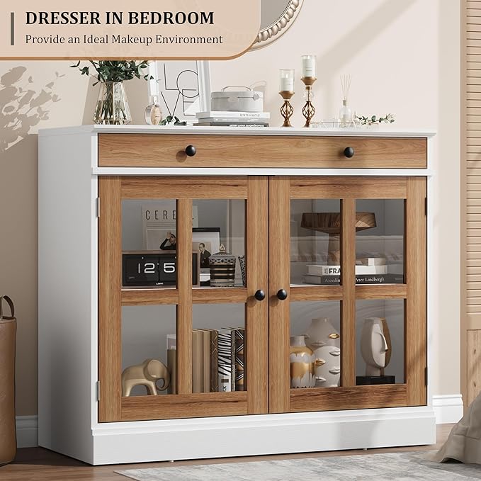 GarveeHome 35.4" Sideboard Buffet Cabinets - Image 4