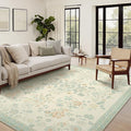 GENIMO 6x9 Area Rugs for Living Room, Machine Washable Non Slip Vintage Rugs by GENIMO